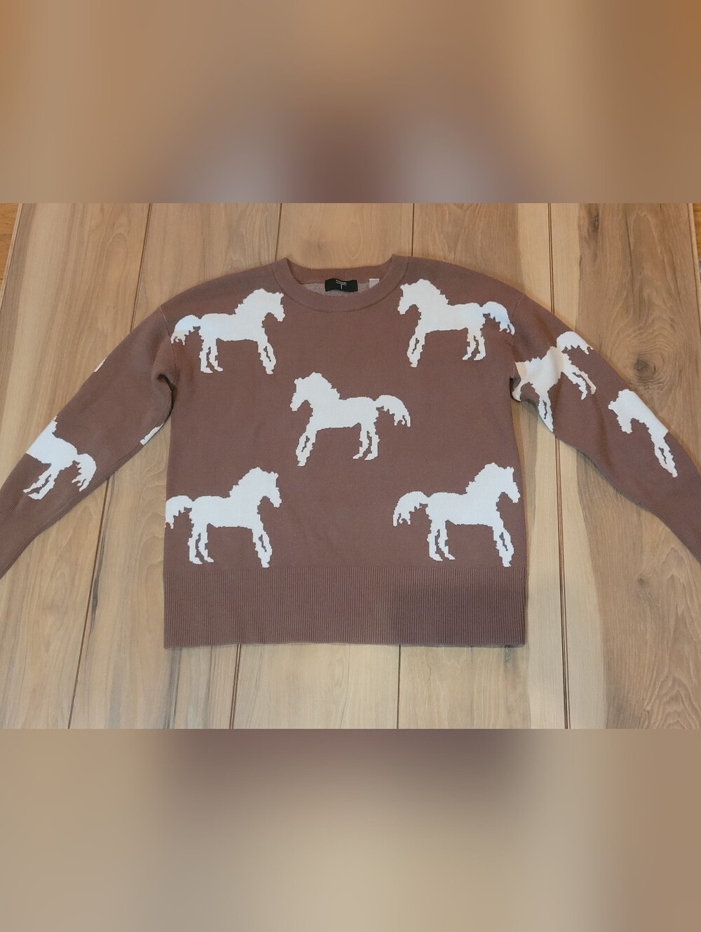 Tahari | Western Style Horse Sweater | S